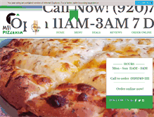 Tablet Screenshot of muncheezpizzeria.com